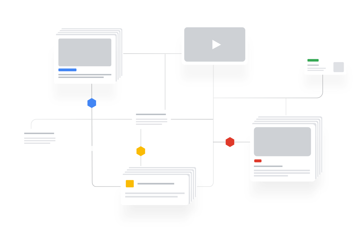 graph of interconnected web pages